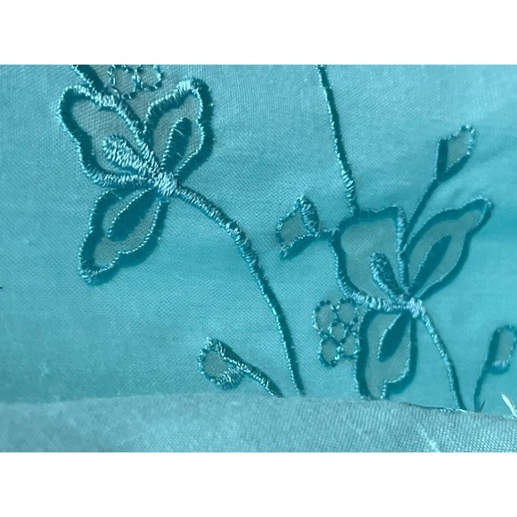 Nucci Intimates Woman’s Vintage Nightgown House Dress 3X Light Blue Button Front - Picture 13 of 16